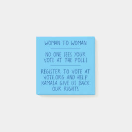 Post-it® Notas de voto de mujer a mujer
