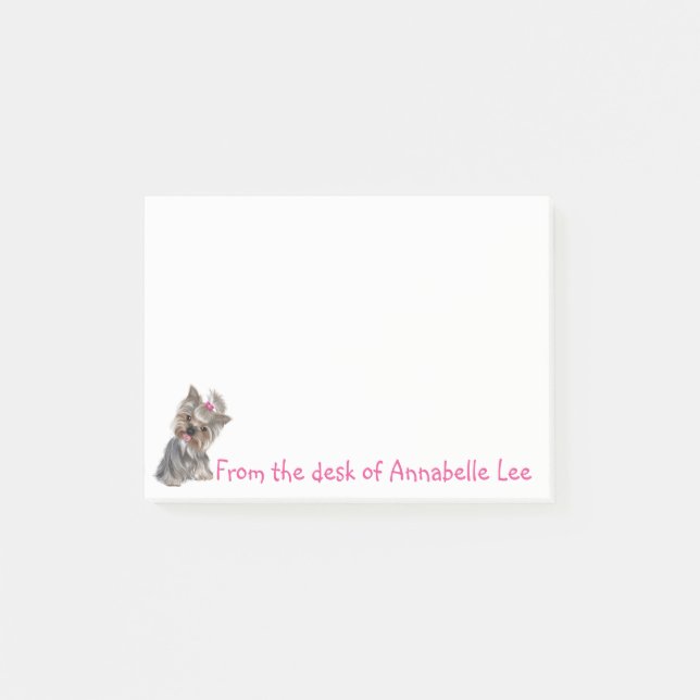 Post-it® Notas de Yorkie (Anverso)