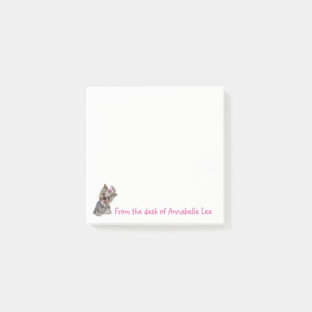 Post-it® Notas de Yorkie (Anverso)
