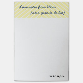 Post-it® Notas del amor de la mamá el | su hacer