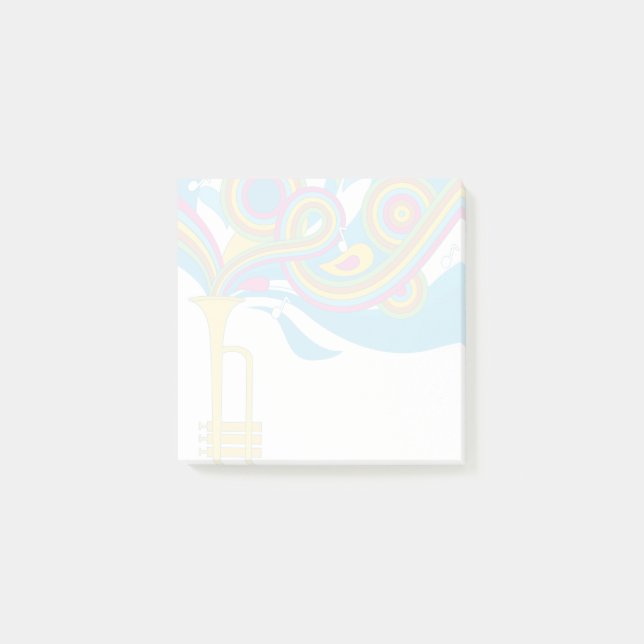 Post-it® Notas del arcoiris musical (Anverso)