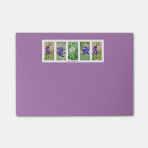 Post-it® Notas del collage del Bluebonnet de Tejas