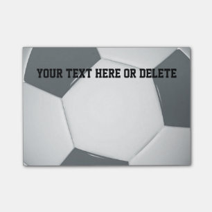 Post-it® Notas del fútbol del fútbol el de Personalizab
