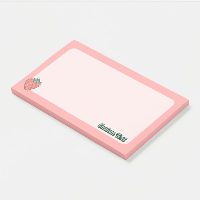 Post-it® Notas del icono de Strawberry (En perspectiva)