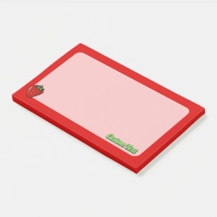 Post-it® Notas del icono de Strawberry