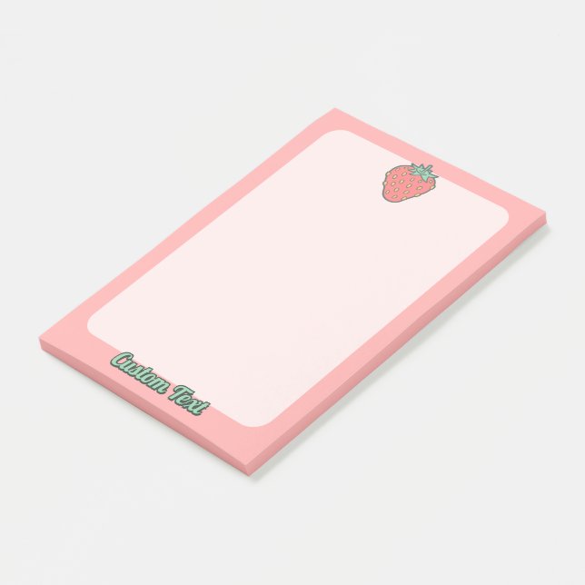 Post-it® Notas del icono de Strawberry (En perspectiva)