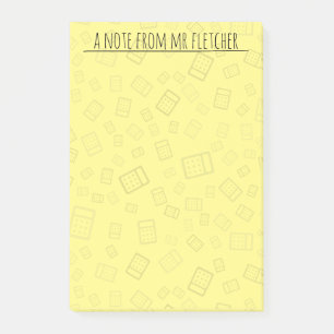 Post-it® Notas del modelo de calculadora personalizada