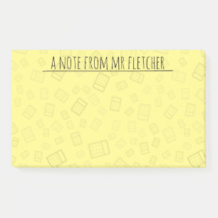 Post-it® Notas del modelo de calculadora personalizada