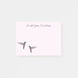 Post-it® Notas del post del Personalizado Hummingbird