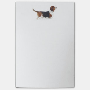 Post-it® Notas del Poste-it® de Basset Hound
