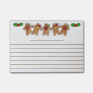 Post-it® Notas del Poste-it® de los hombres de pan de