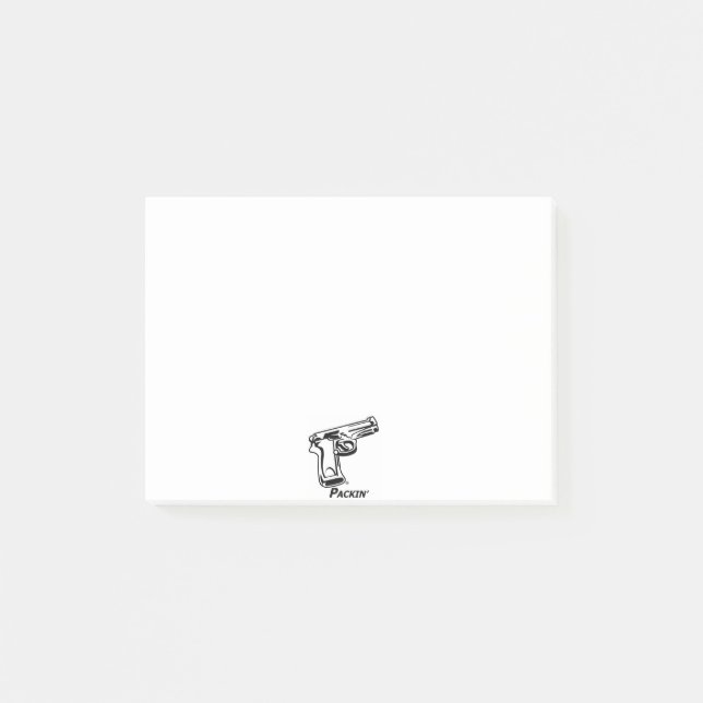 Post-it® Notas del Poste-it® del arma (Anverso)