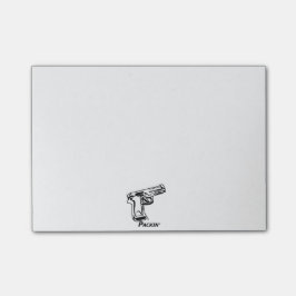Post-it® Notas del Poste-it® del arma
