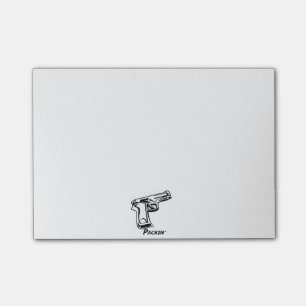 Post-it® Notas del Poste-it® del arma