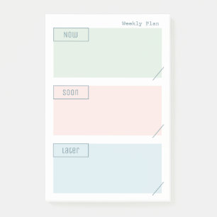 Post-it® Notas del semanario de planificación