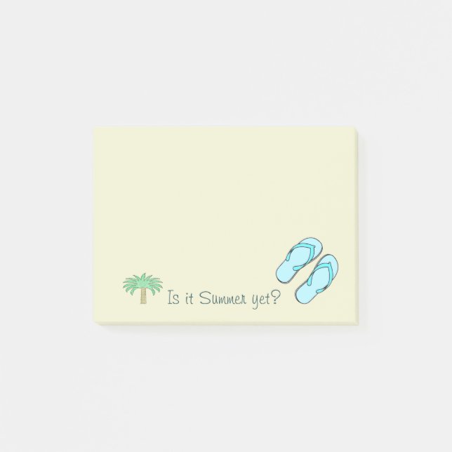 Post-it® Notas del verano con todo del Poste-it® de la (Anverso)