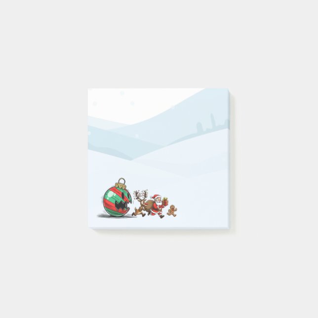 Post-it® Notas Divertidas de Navidad | Notas de Santa (Anverso)