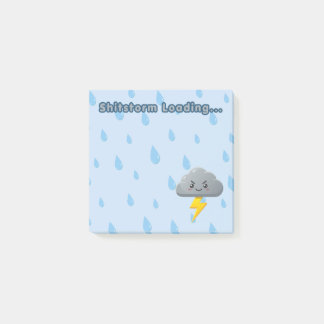 Post-it® Notas divertidas de oficina | Tormenta de mierda |