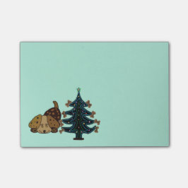 Post-it® Notas felices del Poste-it® del navidad del