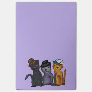 Post-it® Notas felinas del Poste-it® de los amigos