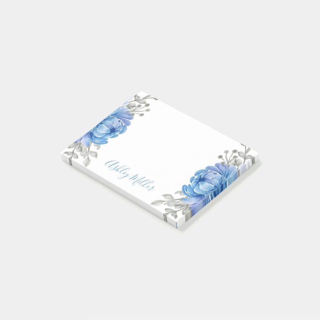 Post-it® Notas Floral personalizadas (En perspectiva)