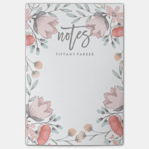 Post-it® Notas Florales Botánicas Boho