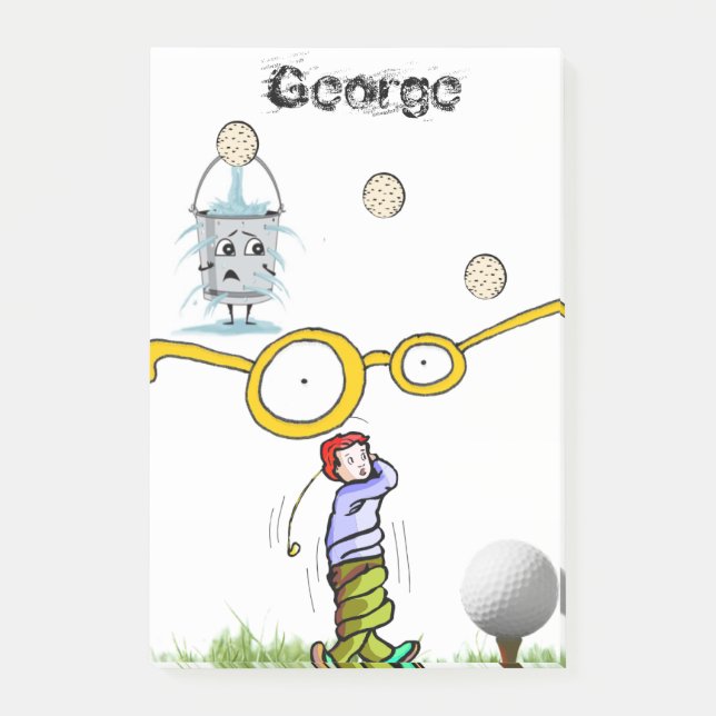 Post-it® Notas Golfista  (Anverso)