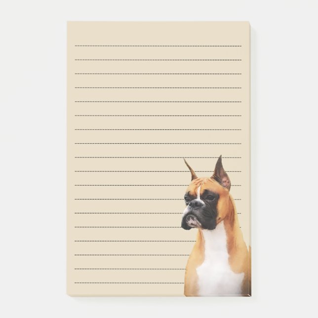 Post-it® Notas ilustradas boxeador (Anverso)