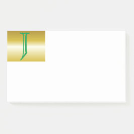 Post-it® Notas iniciales del Monograma J Post-It