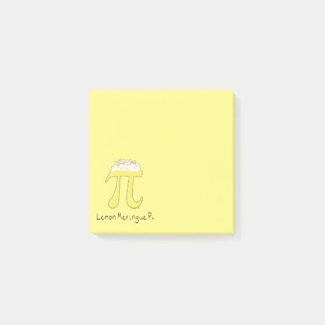 Post-it® Notas lindas del día de la matemáticas pi del (Anverso)
