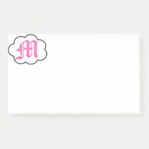 Post-it® Notas monográficas iniciales de M