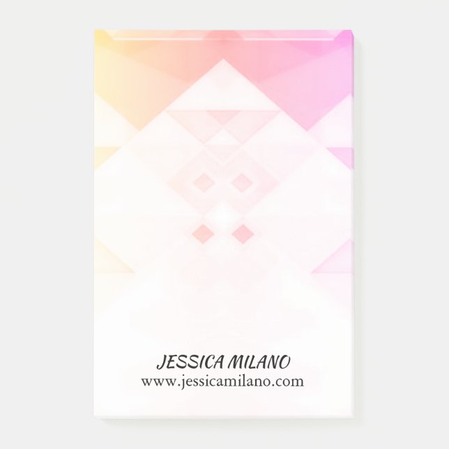Post-it® Notas multicolores personalizadas (Anverso)