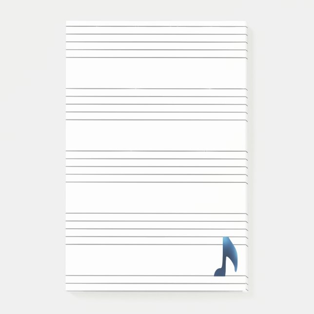 Post-it® Notas musicales (Anverso)