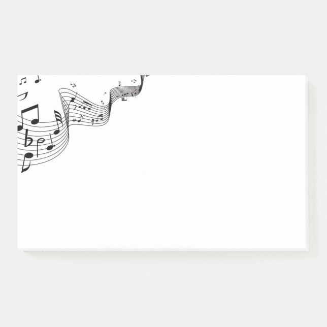Post-it® Notas musicales adhesivas (Anverso)