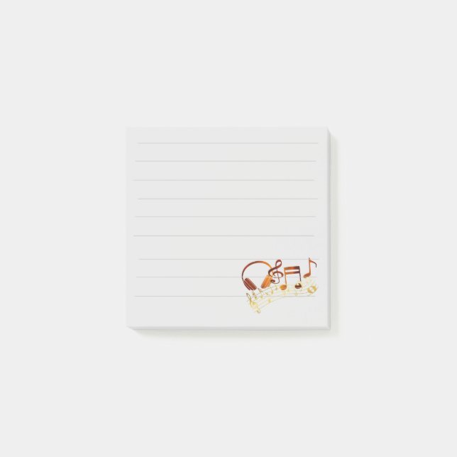 Post-it® Notas musicales adhesivas (Anverso)