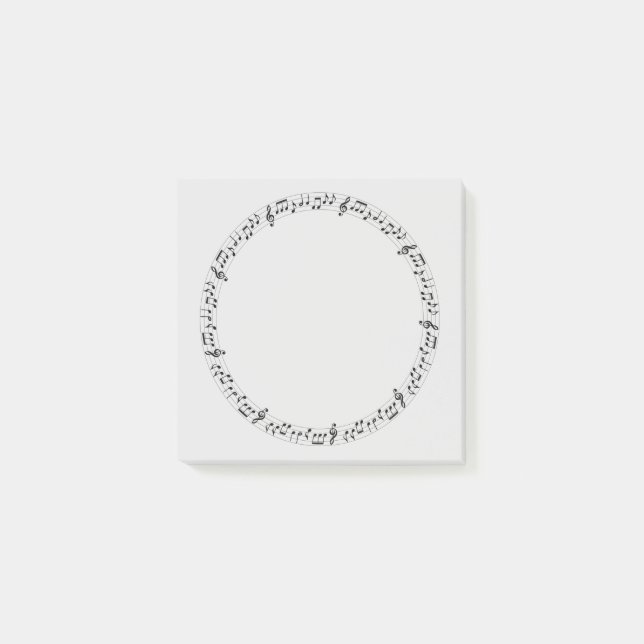 Post-it® Notas musicales de notación musical (Anverso)