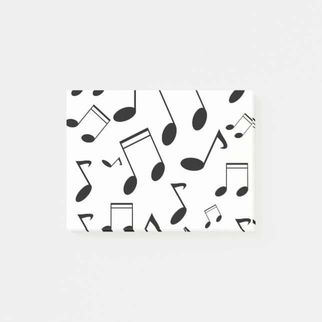 Post-it® Notas musicales negras (Anverso)