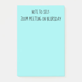 Post-it® Notas "Note to Self" divertidas Blursday Post-It