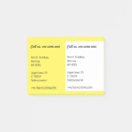Post-it® Notas para su folleto