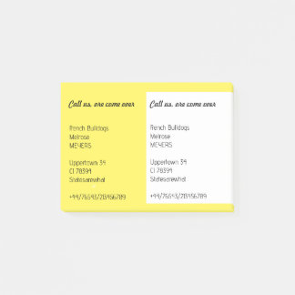 Post-it® Notas para su folleto 