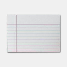 Post-it® Notas pegajosas alineadas personalizable del papel
