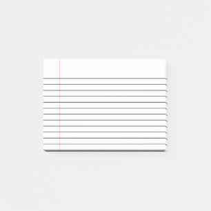 Post-it® Notas pegajosas alineadas personalizado del papel