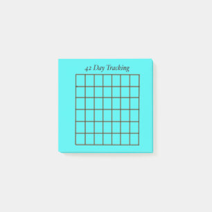 Post-it® Notas pegajosas azules de la luz de seguimiento de