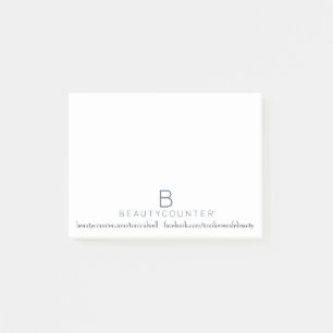 Post-it® Notas pegajosas de Beautycounter para los