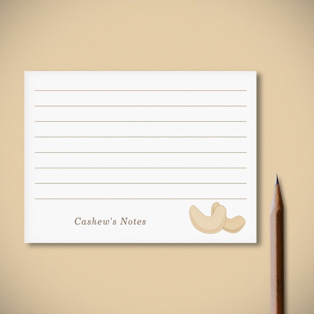 Post-it® Notas pegajosas de Cashew (Cashew Sticky Notes)