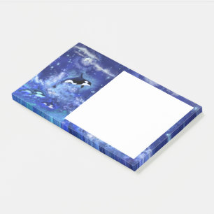 Post-it® Notas pegajosas de caza de ballenas asesinas