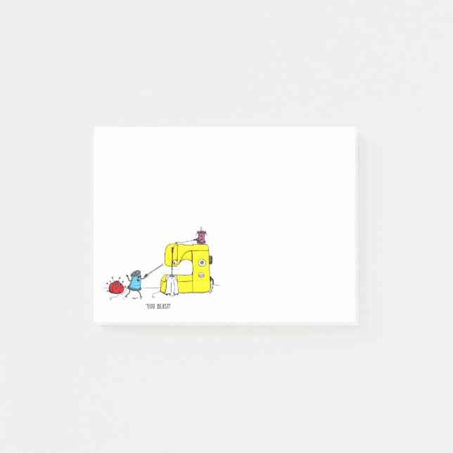 Post-it® Notas pegajosas de costura (Anverso)