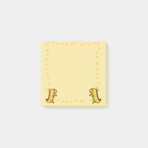 Post-it® Notas pegajosas de croissant Dinosaur