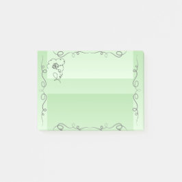 Post-it® Notas pegajosas de Flower Beauty Sage