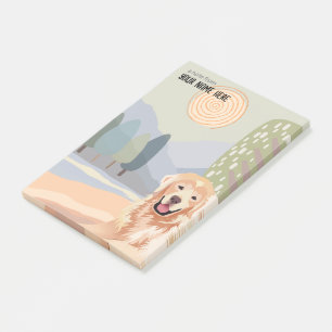 Post-it® Notas pegajosas de GOLDEN RETRIEVE